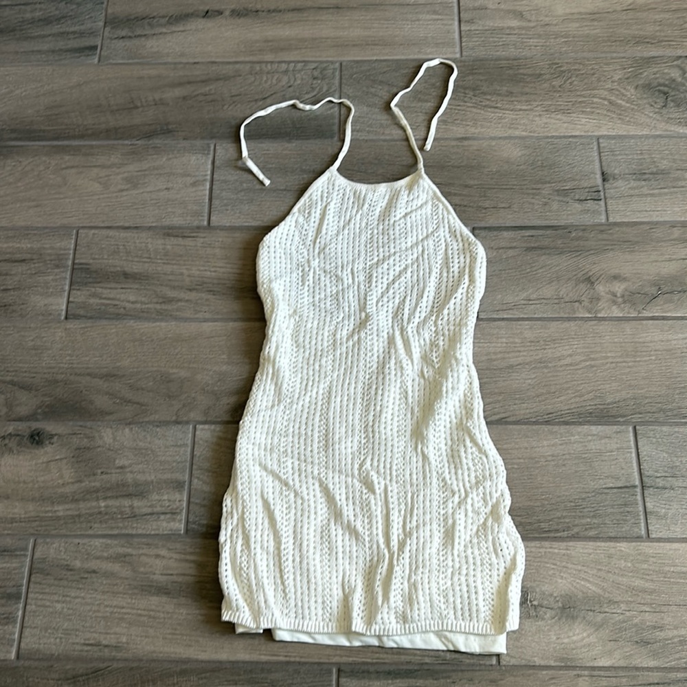 Glassons crochet mini dress